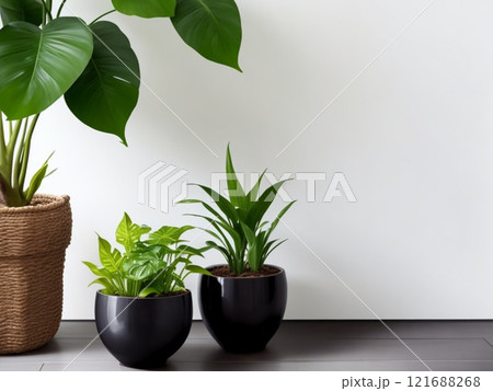 観葉植物のある部屋 121688268