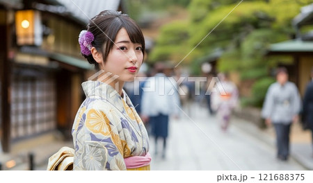 着物女性 着物女性 121688375