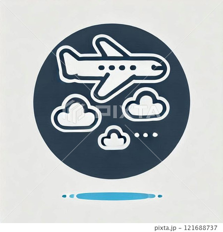 飛行機のイラスト 121688737