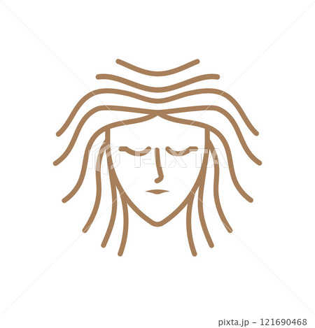 beauty women face logo icon beauty women face logo icon 121690468