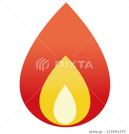 炎のイラスト単体02 121691255