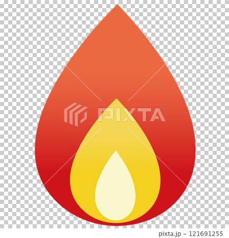 炎のイラスト単体02 121691255