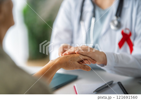 patient and a doctor in medical office patient and a doctor in medical office 121691560