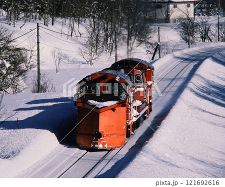 1987年羽幌線を走るDE15ラッセル車 121692616