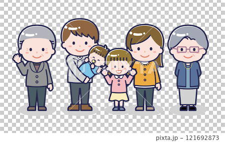 Various people set_Family 02 121692873