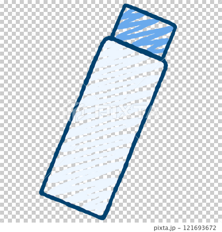 一個簡單的瓶子的插圖 121693672