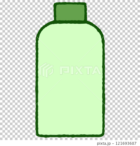 一個簡單的瓶子的插圖 121693687