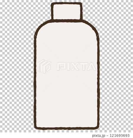 一個簡單的瓶子的插圖 121693693
