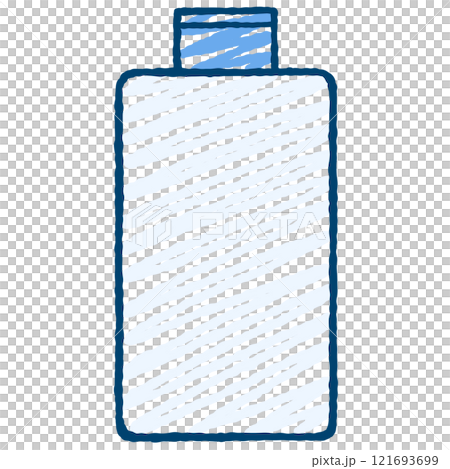 一個簡單的瓶子的插圖 121693699