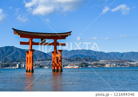 広島　安芸の宮島 121694346