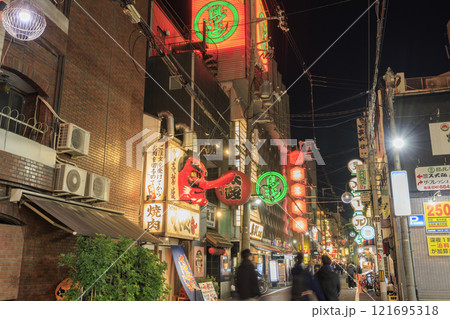 大阪夜の難波　ウラなんばの飲み屋街 (大阪府大阪市中央区) 121695318