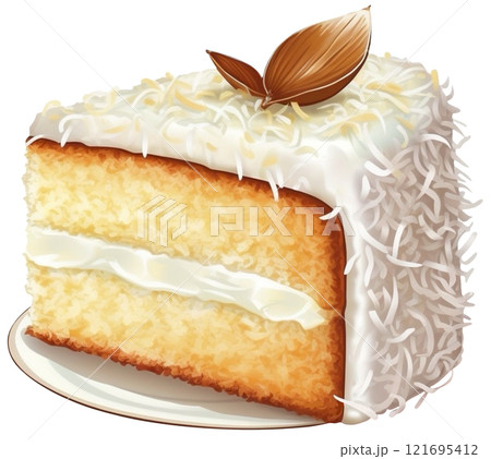 Coconut cake 121695412