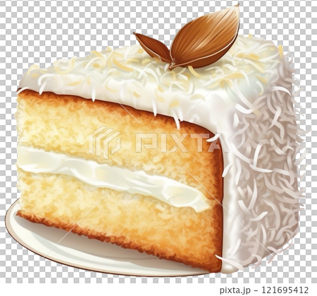 Coconut cake 121695412