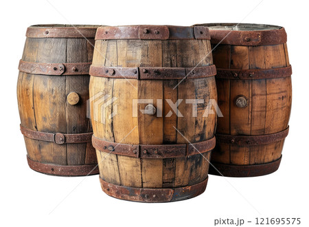 Wooden Barrel 121695575