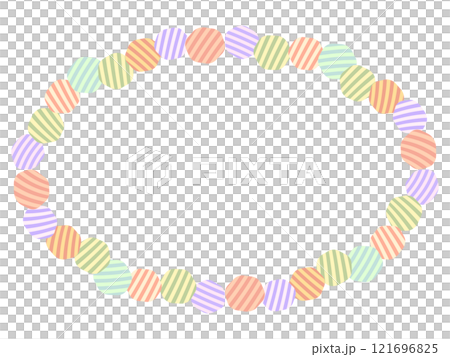 Colorful frame decorative material 121696825