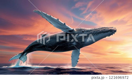 優しい顔のクジラ 121696972