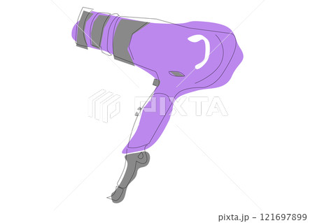 紫色のドライヤー 紫色のドライヤー 121697899
