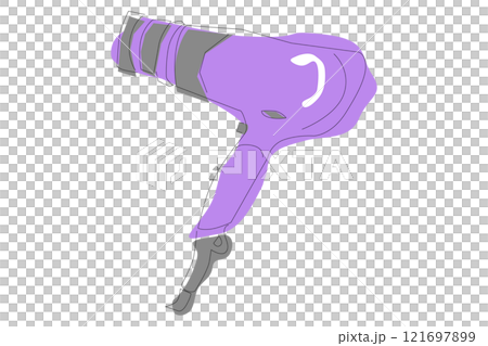 紫色吹風機 121697899