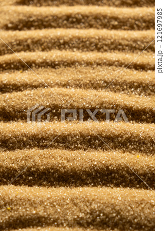 Abstract Cooking Background, Brown Cane Sugar Texture. Abstract Cooking Background, Brown Cane Sugar Texture. 121697985