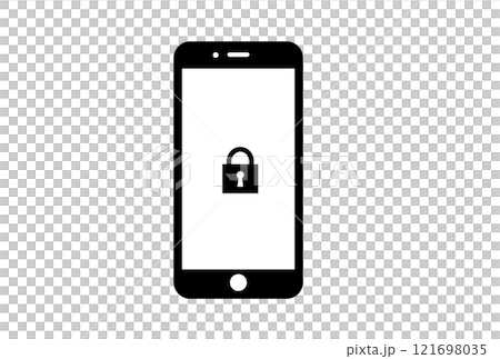 Smartphone lock screen icon Smartphone lock screen icon 121698035