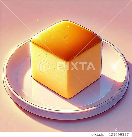 一口サイズのカステラ 121699537