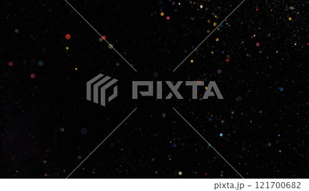 Bokeh background. Dark red gold magical christmas bokeh background 121700682