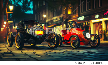 Luxuries Car on Road in the city, Wallpaper 121700920