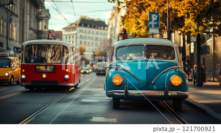 Luxuries Car on Road in the city, Wallpaper 121700921