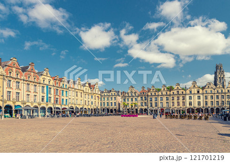 Arras historical city center, Hauts-de-France Region, Northern France Arras historical city center, Hauts-de-France Region, Northern France 121701219