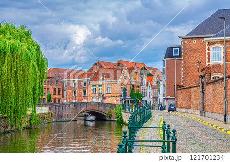 Ghent city historical centre, Flemish Region, Belgium 121701234