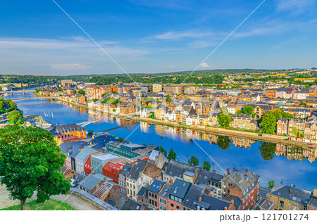 Namur historical city centre, Wallonia, Walloon Region, Belgium 121701274