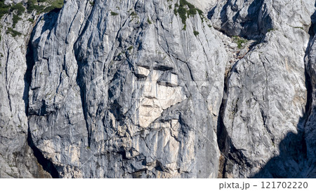 mage of a womans face known as The Pagan girl in the majestic rocks of Prisank mountain mage of a womans face known as The Pagan girl in the majestic rocks of Prisank mountain 121702220