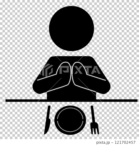 吃完飯的人的象形圖 121702457