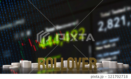 The Rollover text on Business Background 3d rendering. The Rollover text on Business Background 3d rendering. 121702718