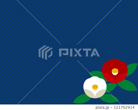 椿　市松模様 121702914