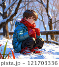 雪と少年 121703336