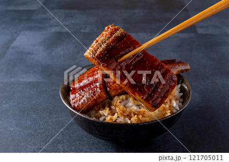 鰻丼　箸持ち 121705011