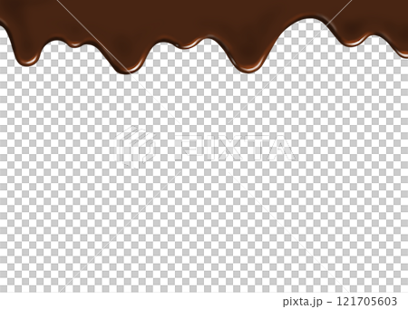 巧克力融化和滴落的手繪向量圖 巧克力融化和滴落的手繪向量圖 121705603