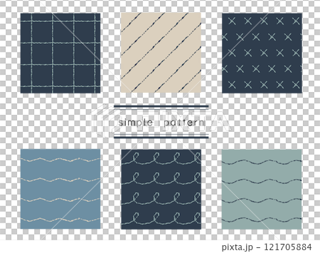 手描き風 シンプル パターン 手描き風 シンプル パターン 121705884