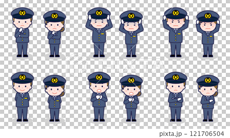 運転手の男女 05 運転手の男女 05 121706504