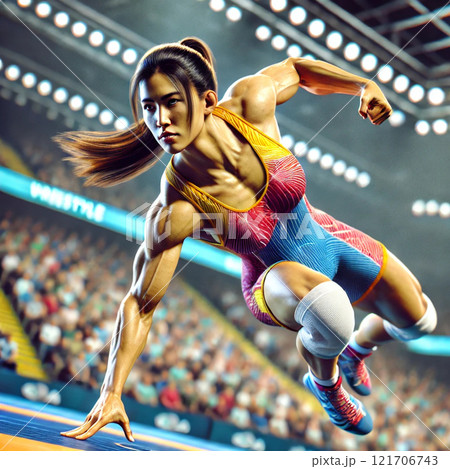 レスリング女子2 121706743