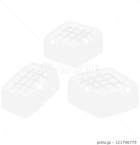 カットイカ　いか　イラスト　ベクター 121706779