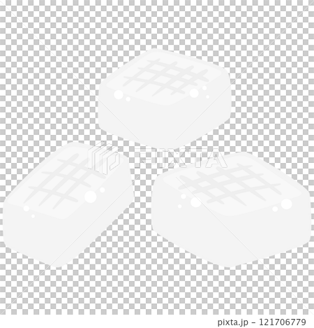 カットイカ　いか　イラスト　ベクター 121706779