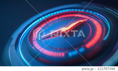 サイバー空間に浮かぶベンチマーク計測イメージ サイバー空間に浮かぶベンチマーク計測イメージ 121707398