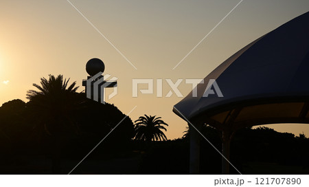 袖ヶ浦海浜公園夕景 袖ヶ浦海浜公園夕景 121707890