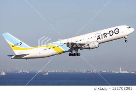 AIR DO北海道B767羽田離陸 AIR DO北海道B767羽田離陸 121708093