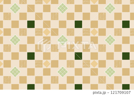 和柄の背景イラスト(金色) 和柄の背景イラスト(金色) 121709107