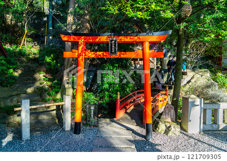 【静岡県】熱海の来宮神社内にある弁財天 【静岡県】熱海の来宮神社内にある弁財天 121709305