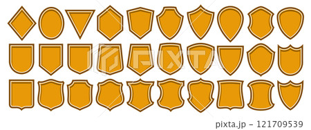 Vector Shield Icon Set Vector Shield Icon Set 121709539