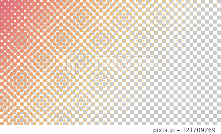 Salmon pink gradient halftone (dot gradient) background illustration Salmon pink gradient halftone (dot gradient) background illustration 121709769